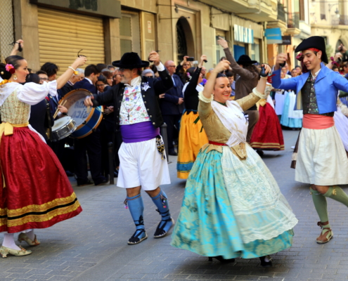Abiti tipici valenciani durante la festa di San Vincenzo
